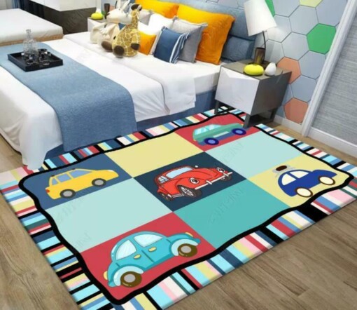 Cartoon Car Limited Edition Rug