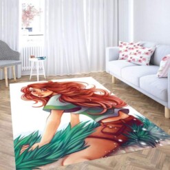 Cartoon Chihiro Riding Sen Carpet Rug