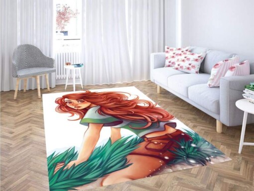 Cartoon Chihiro Riding Sen Carpet Rug