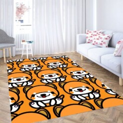 Cartoon Dog Living Room Modern Carpet Rug