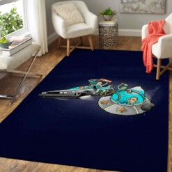 Cartoon Fans Rick  Morty Area Limited Edition Rug