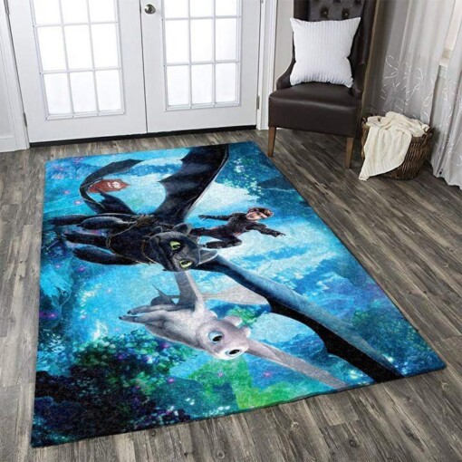 Cartoon Movie How To Train Your Dragon Area Limited Edition Rug