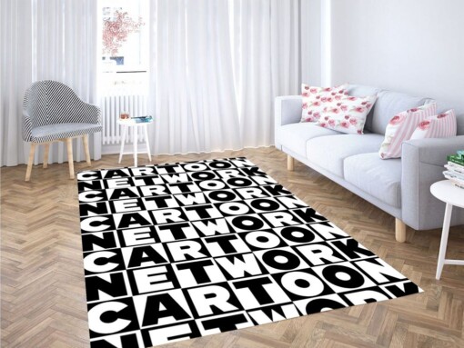 Cartoon Network Pattern Living Room Modern Carpet Rug