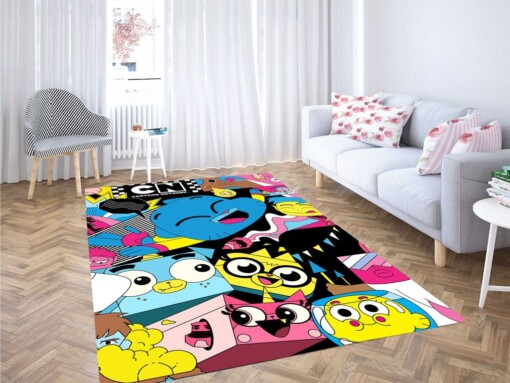 Cartoon Network Pop Art Character Living Room Modern Carpet Rug