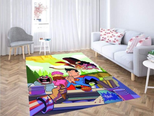 Cartoon Network Superhero Carpet Rug