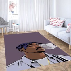 Cartoon Tupac Carpet Rug