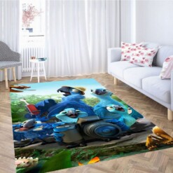 Cartoon Wallpapers Living Room Modern Carpet Rug