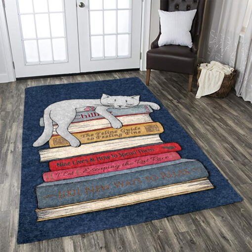 Cat And Book Cg Limited Edition Rug