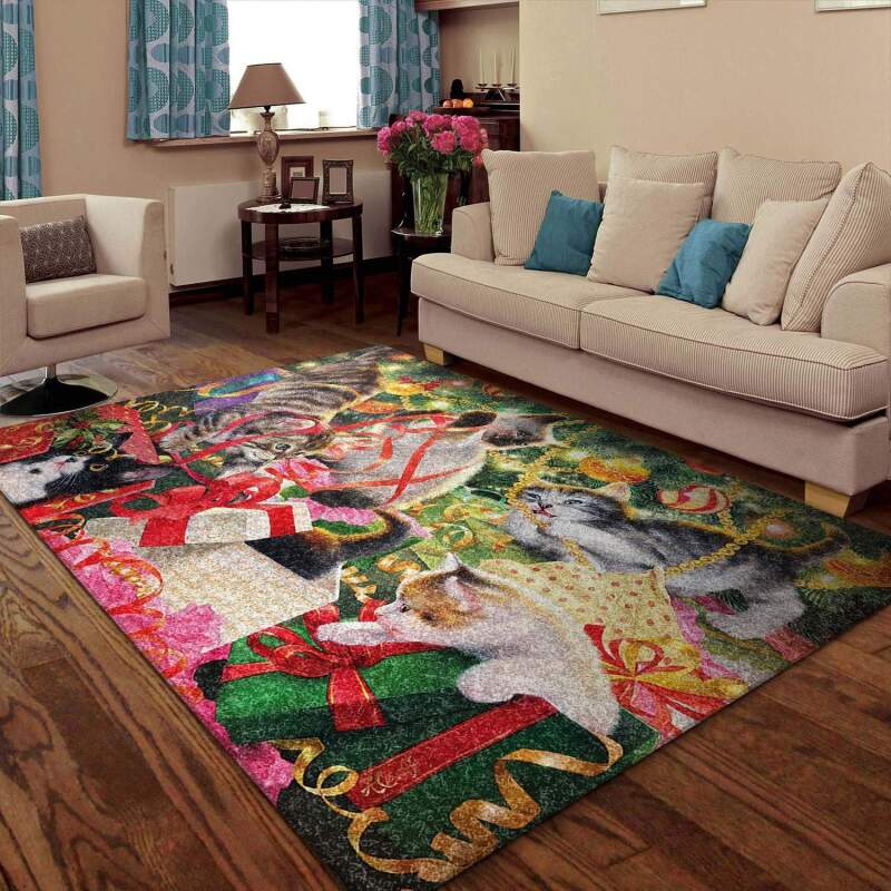 Cat Christmas Limited Edition Rug