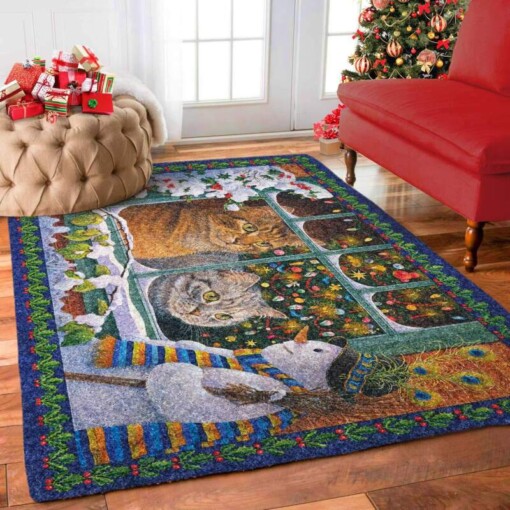 Cat Christmas Limited Edition Rug