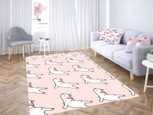 Cat Cute Pose Carpet Rug