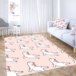 Cat Cute Pose Living Room Modern Carpet Rug