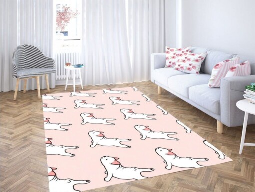 Cat Cute Pose Living Room Modern Carpet Rug