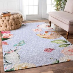 Cat Flower Limited Edition Rug