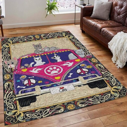 Cat Hippie Limited Edition Rug