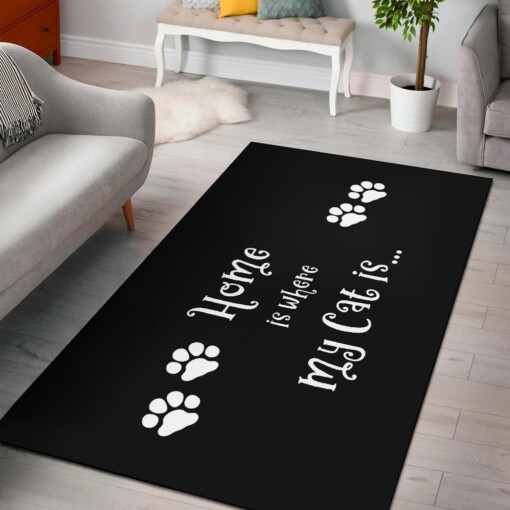 Cat Home Area Limited Edition Rug