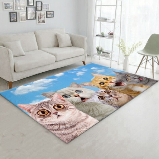 Cat Rug  Custom Size And Printing
