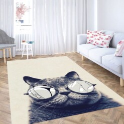 Cat Wallpaper Carpet Rug