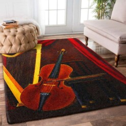 Cello And Harp Rectangle Limited Edition Rug