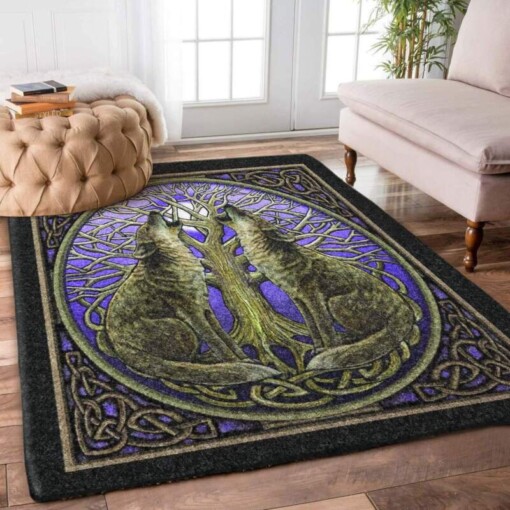 Celtic Wolf Limited Edition Rug