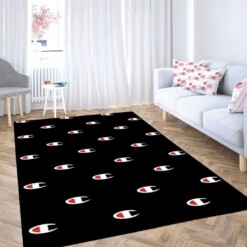 Champion Wallpaper Living Room Modern Carpet Rug