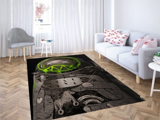 Chaos Watch Dog Living Room Modern Carpet Rug