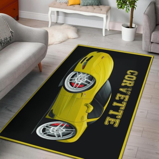 Chevrolet Corvette Area Rug