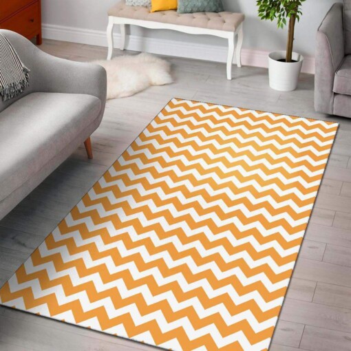 Chevron Orange Limited Edition Rug