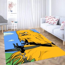 Chewbacca Adventure Time Star Wars Carpet Rug