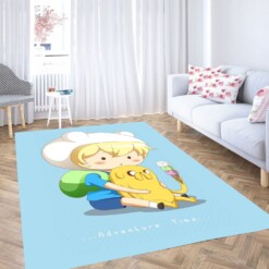 Chibi Adventure Time Carpet Rug