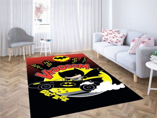 Chibi Batmobile Living Room Modern Carpet Rug