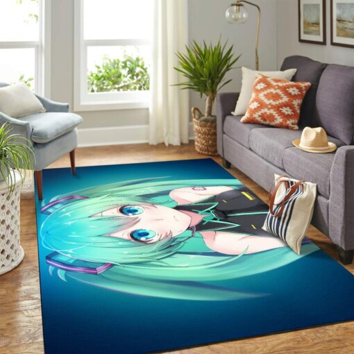 Chica Anime Hatsune Miku Carpet Floor Area Rug