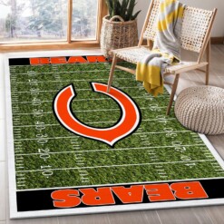 Chicago Bears Rug  Custom Size And Printing