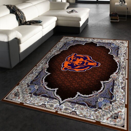 Chicago Bears Sport Rug  Custom Size And Printing