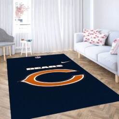 Chicago Bears Wallpaper Carpet Rug