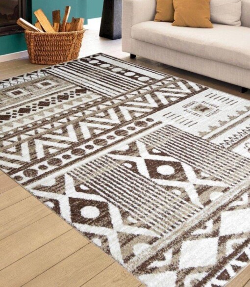 Chicago Beige Pattern Limited Edition Rug