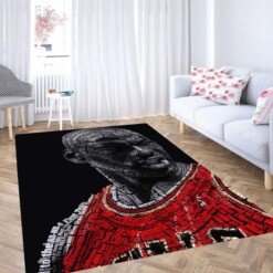 Chicago Bulls Player Carpet Rug