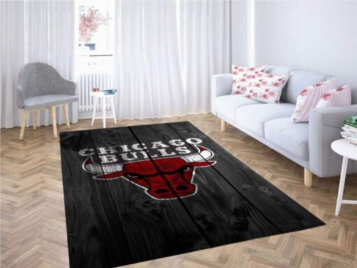 Chicago Bulls Wallpaper Carpet Rug