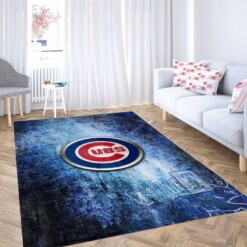 Chicago Cubs Living Room Modern Carpet Rug