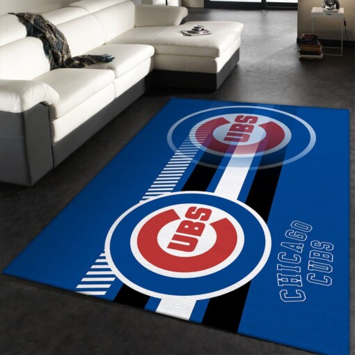 Chicago Cubs MLB Rug  Custom Size And Printing