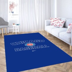 Chicago Cubs Wallpaper Carpet Rug