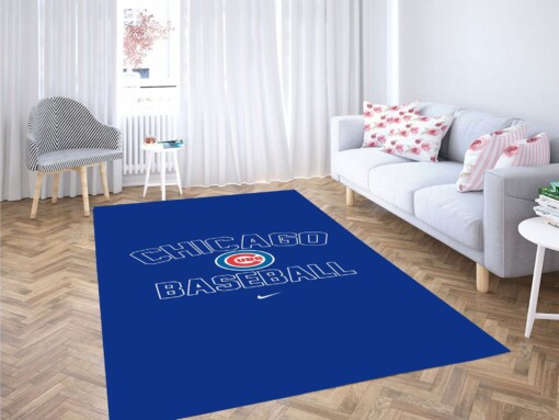 Chicago Cubs Wallpaper Carpet Rug