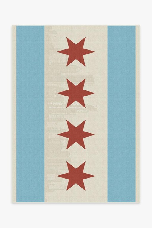 Chicago Flag Limited Edition Rug