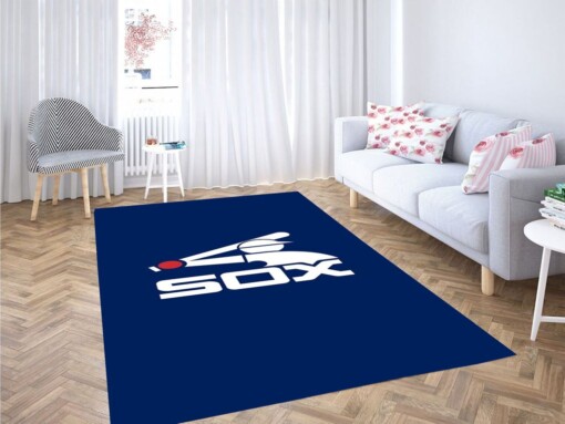 Chicago White Sox Logo Living Room Modern Carpet Rug