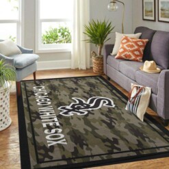 Chicago White Sox Mlb Baseball Area Limited Edition Rug