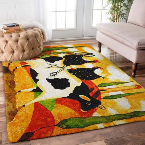 Chicken And Cow Limited Edition Rug