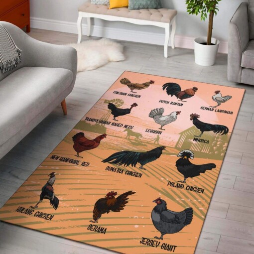 Chicken Chart Limited Edition Rug
