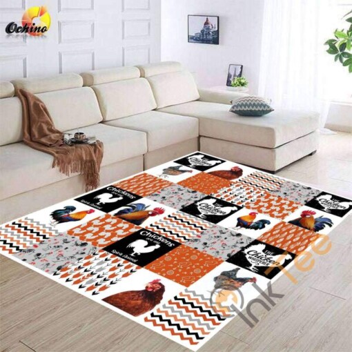 Chicken For Kitchen Animals Living Room Bedroom Gift Animal Lovers Rug