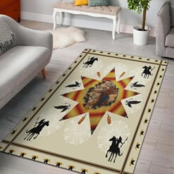 Chief  Warriors Native American Area Limited Edition Rug