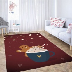 Chrismas Wallpaper Living Room Modern Carpet Rug